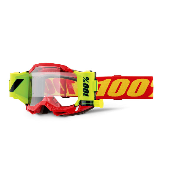 Goggle 100% Accuri 2 Forecast Rojo Lente Clear
