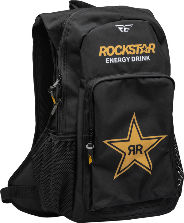 Morral Fly Jump Pack Rockstar Negro/Dorado