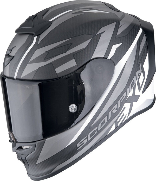 Casco Scorpion EXO-R1 Evo Carbon Air Runner Negro Mate/Blanco