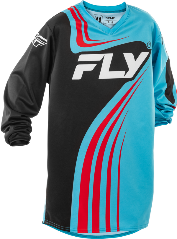 Jersey Fly F-16 Cyan Negro Rojo 2025 Niño