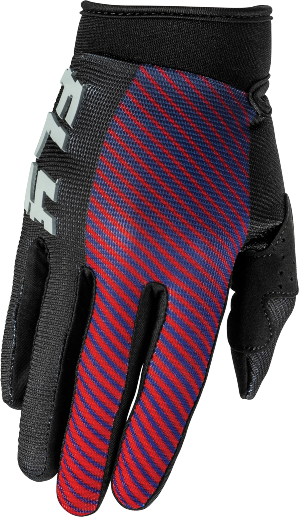 Guantes Fly F-16  Negro/Rojo/Purpura Niño