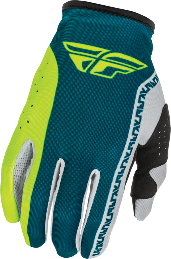 Guantes Fly Lite Gris/Lima/Teal Niño