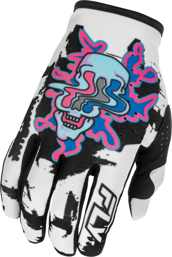 Guantes Fly Lite Warp Blanco/Azul/Rosado