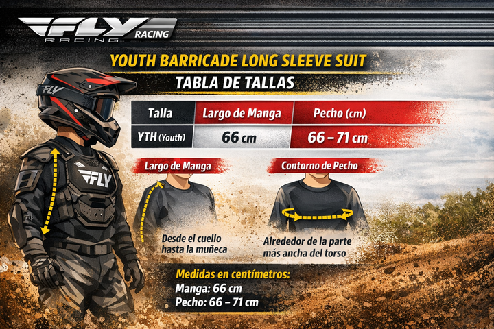 Body Armor Fly Barricade Negro Niños – Carbono Racing