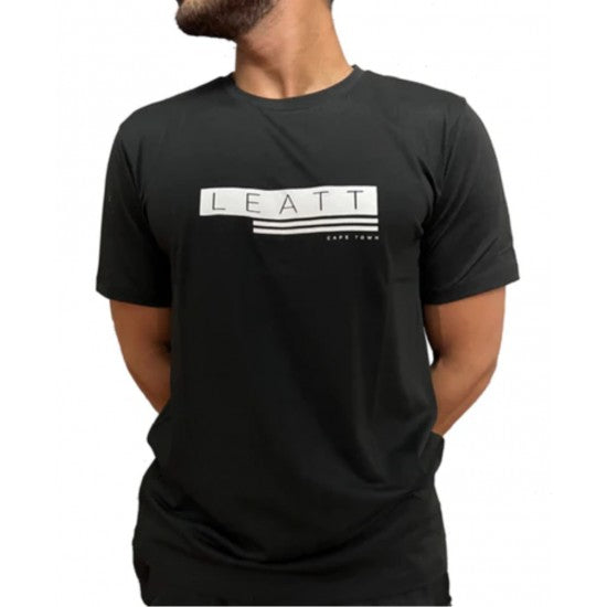 Leatt Racing Logo Camiseta Leatt Logo Negro/Blanco – Carbono Racing