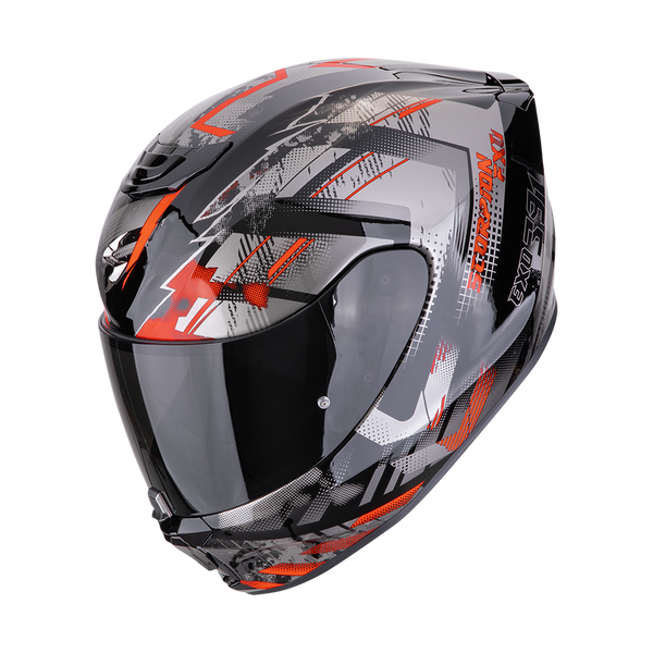 Casco Scorpion EXO-391 Captor Negro/Rojo