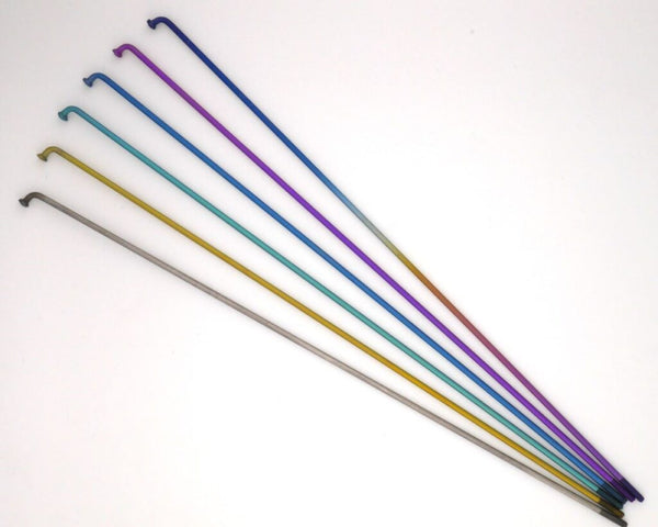 Radios Usa Spokes Titanio Pack x36