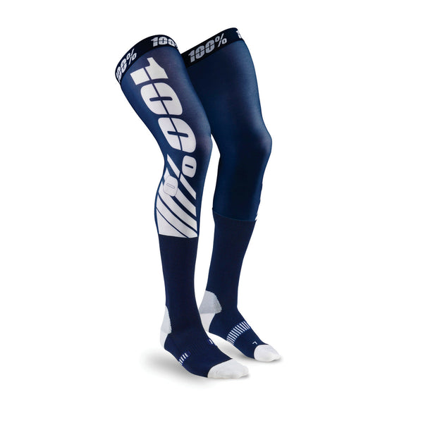 Medias Rodilleras 100% Rev Moto Flash Navy