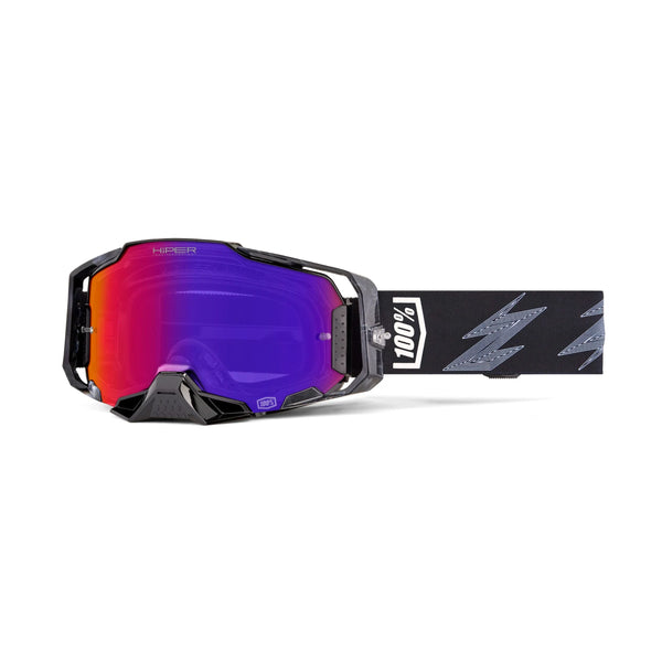 Goggle 100% Armega Crenshaw Lente Hiper Purpura Espejo