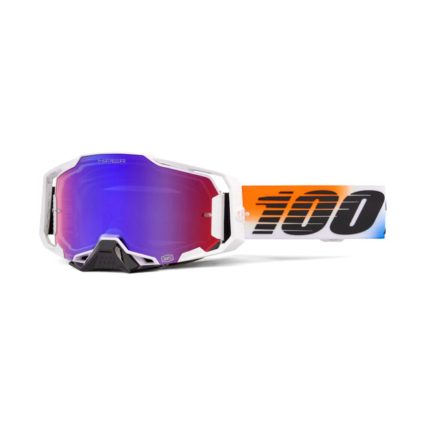 Goggle 100% Armega United Lente Hiper Rojo/Azul  Espejo