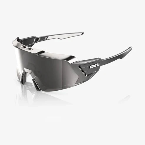 Gafas 100% Korbin X Negro Chrome Lente Hiper Silver Espejo