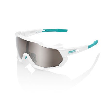 Gafas 100% Speedtrap Bora Hans Grohe Team Blanco Lente Hiper Silver Espejo