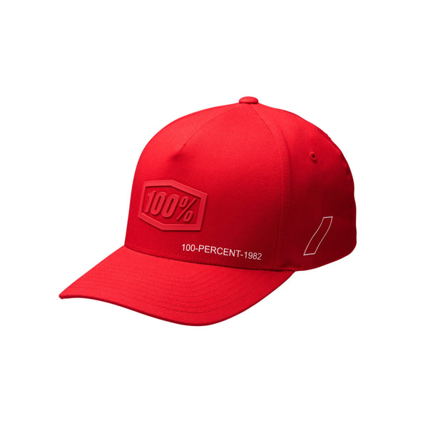 Gorra 100% Shadow Flexfit Rojo