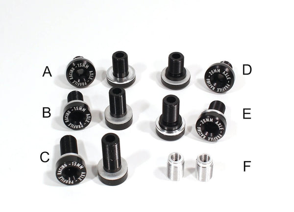 Adaptador y Tornillo Profile Manzana Elite 15/20mm 2 pc