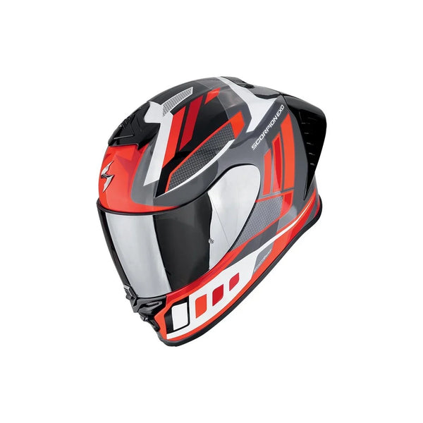 Casco Scorpion EXO-R1 Evo II Air Vital Gris/Blanco/Rojo