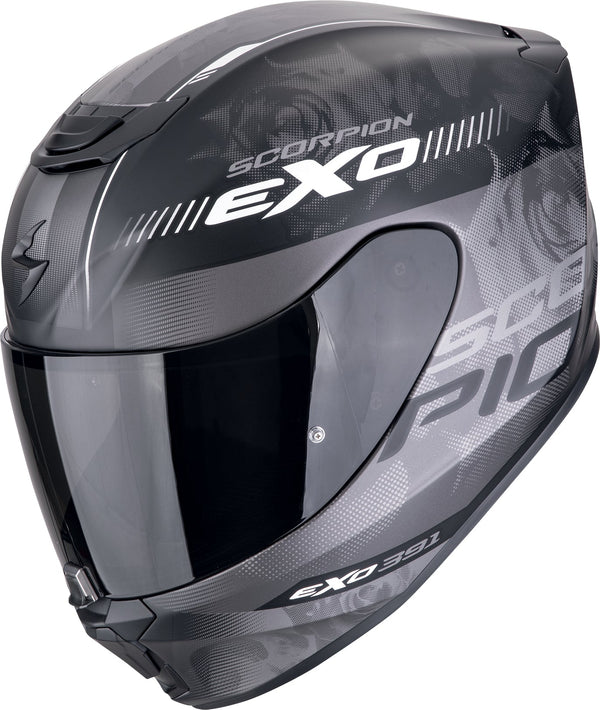 Casco Scorpion EXO-391 Ava Negro Mate/Silver