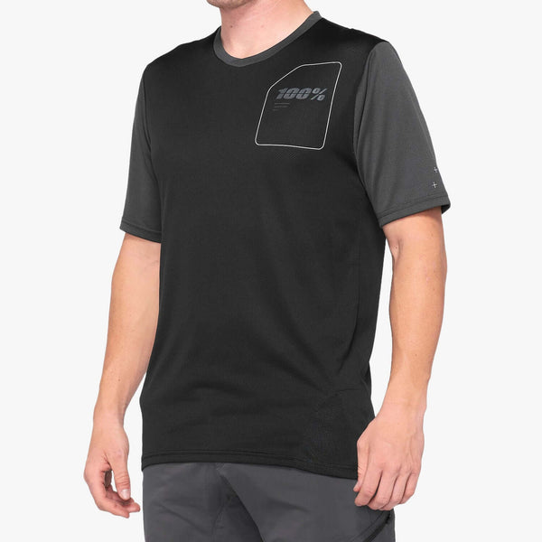 Jersey 100% Ridecamp Negro/Charcoal